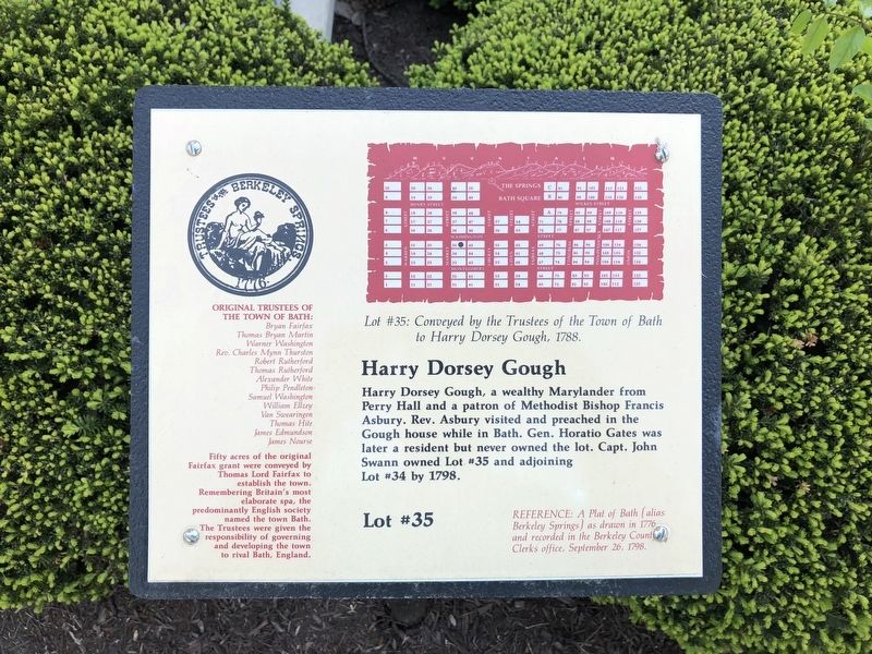 Harry Dorsey Gough Marker. Click for full size. Harry Dorsey Gough Marker image. Click for full size.