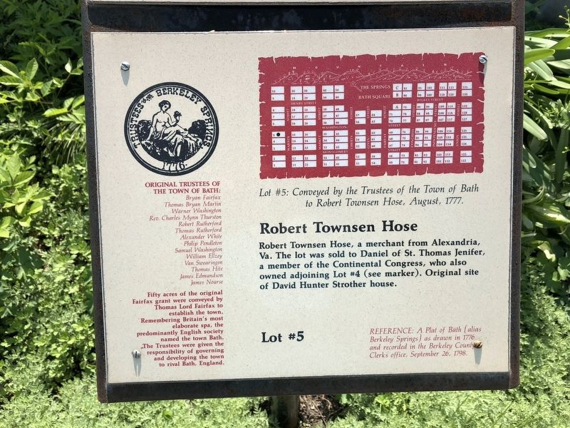 Robert Townsen Hose. Click for full size. Robert Townsen Hose image. Click for full size.