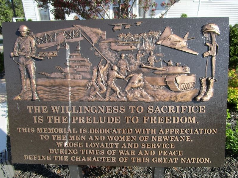 Newfane Veterans Memorial. Click for full size. Newfane Veterans Memorial image. Click for full size.