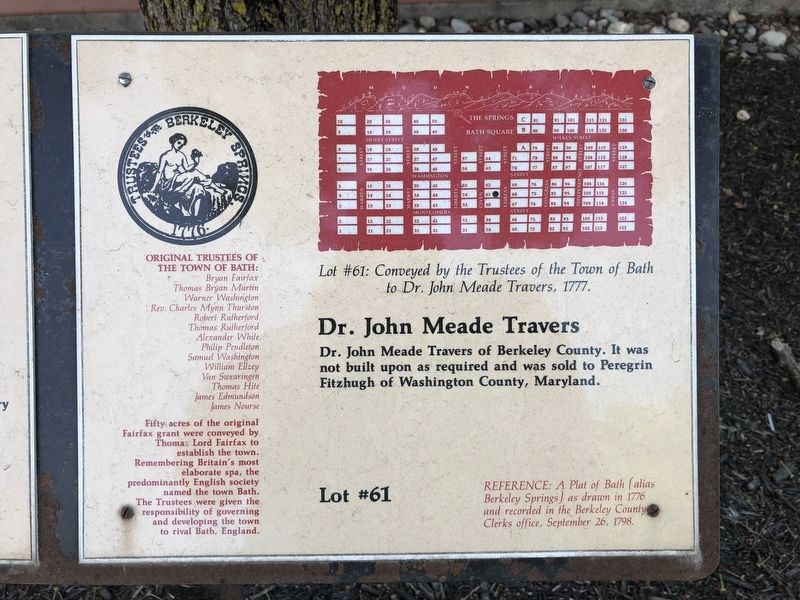 Dr. John Meade Travers. Click for full size. Dr. John Meade Travers image. Click for full size.