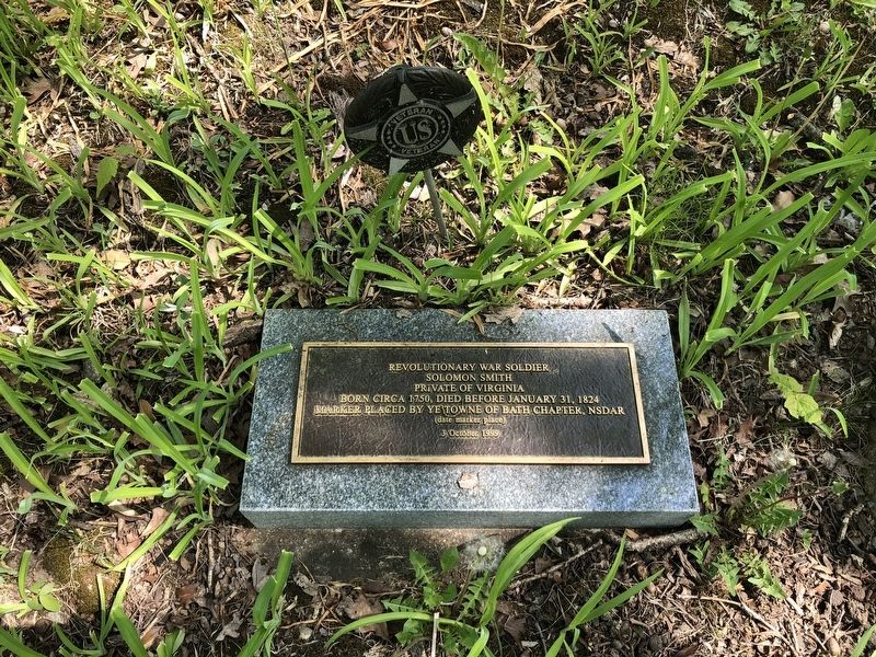 Plaque for Solomon Smith. Click for full size. Plaque for Solomon Smith image. Click for full size.