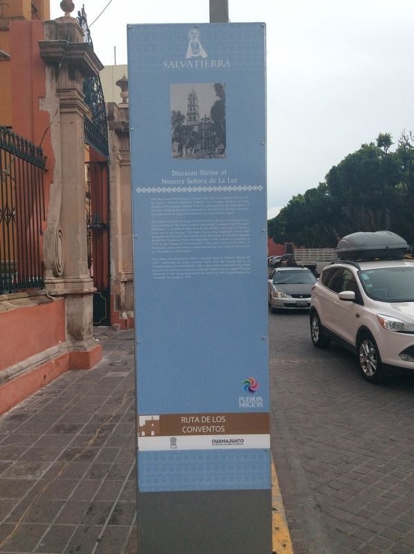 Diocesan Shrine of Nuestra Señora de La Luz Marker. Click for full size. Diocesan Shrine of Nuestra Señora de La Luz Marker image. Click for full size.