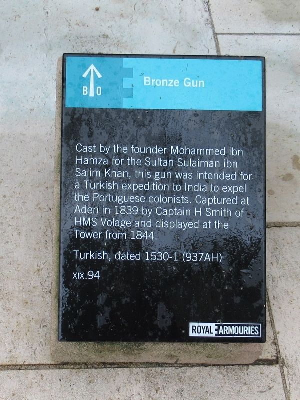 Bronze Gun Marker image. Click for full size.