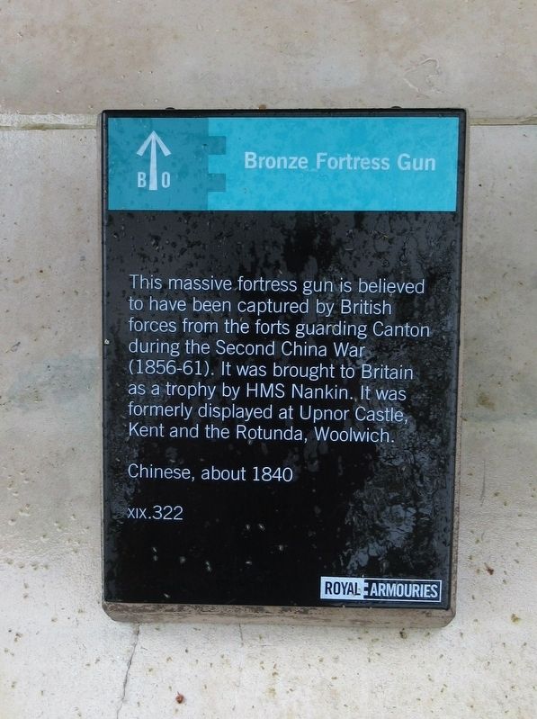 Bronze Fortress Gun Marker image. Click for full size.