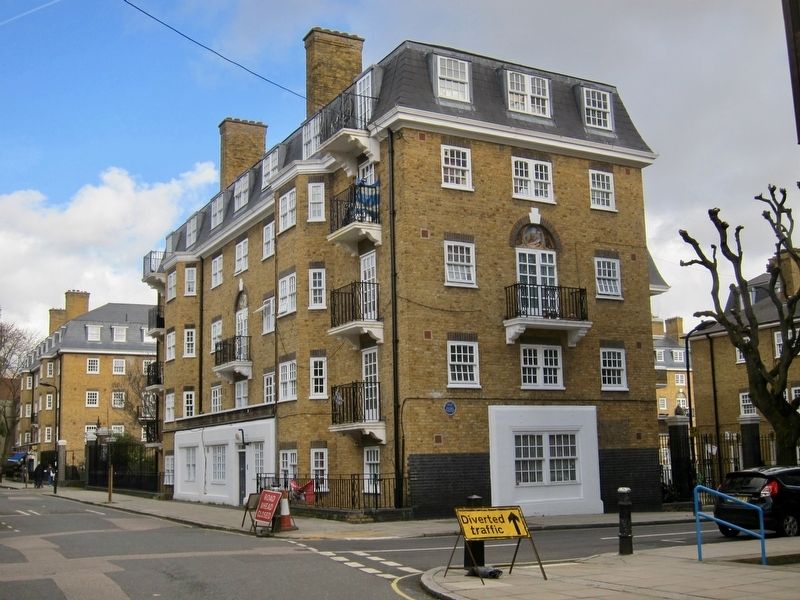 Father Basil Jellicoe Marker - Wide View, looking north along Werrington Street image. Click for full size.