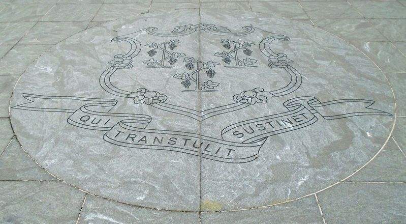 Connecticut State Veterans Memorial Connecticut State Seal image. Click for full size.