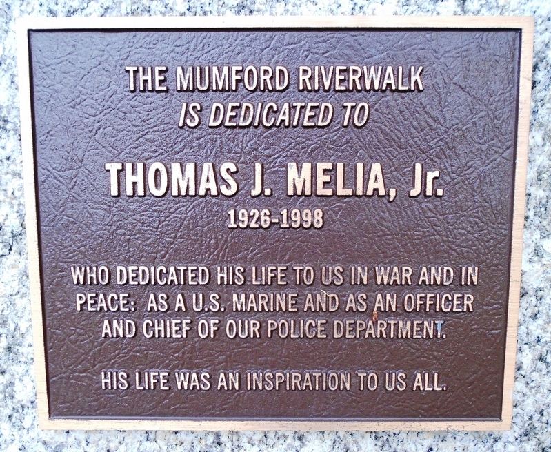 Thomas J. Melia, Jr. Marker image. Click for full size.