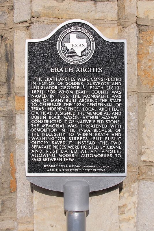 Erath Arches Marker image. Click for full size.