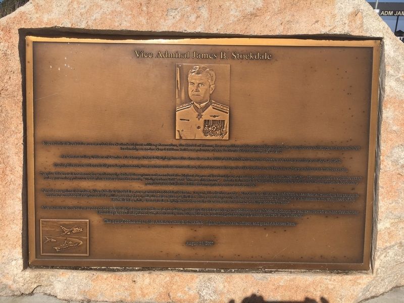 James B. Stockdale Marker. Click for full size. James B. Stockdale Marker image. Click for full size.