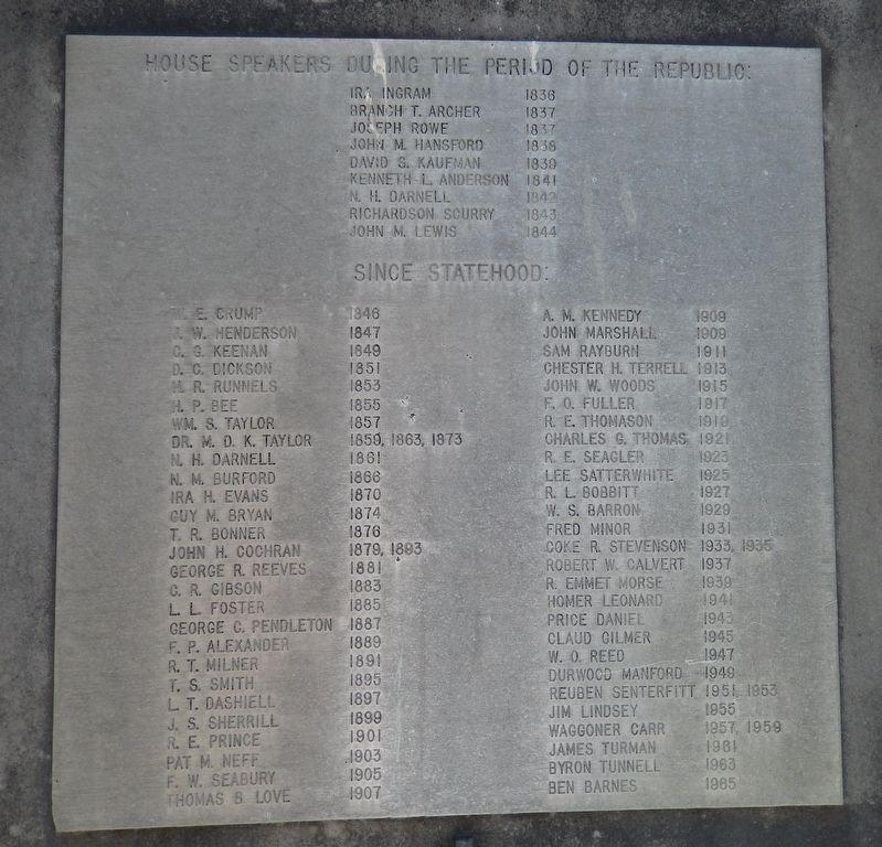 Ira Ingram Marker (<i>back side</i>) image. Click for full size.