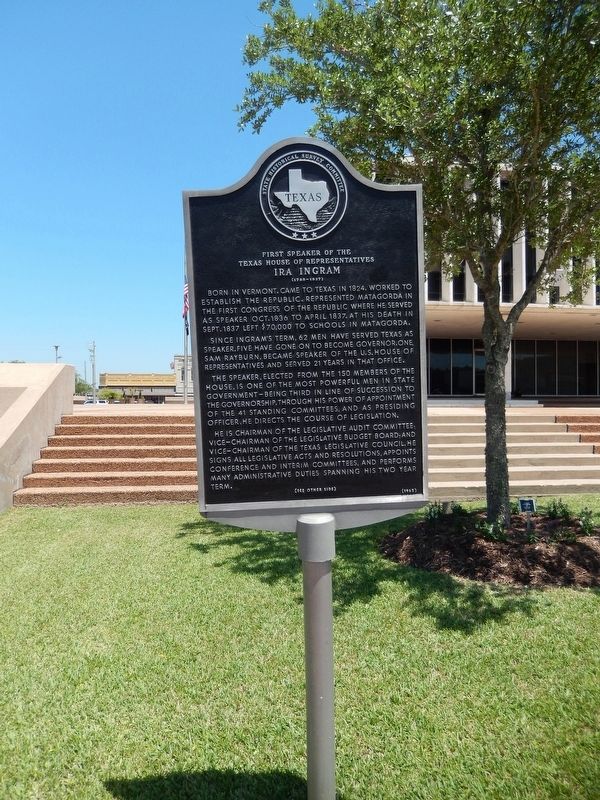 Ira Ingram Marker (<i>tall view</i>) image. Click for full size.