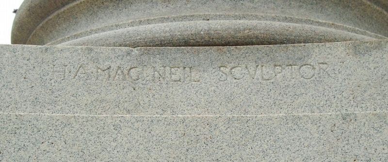 Civil War Memorial Sculptor image. Click for full size.
