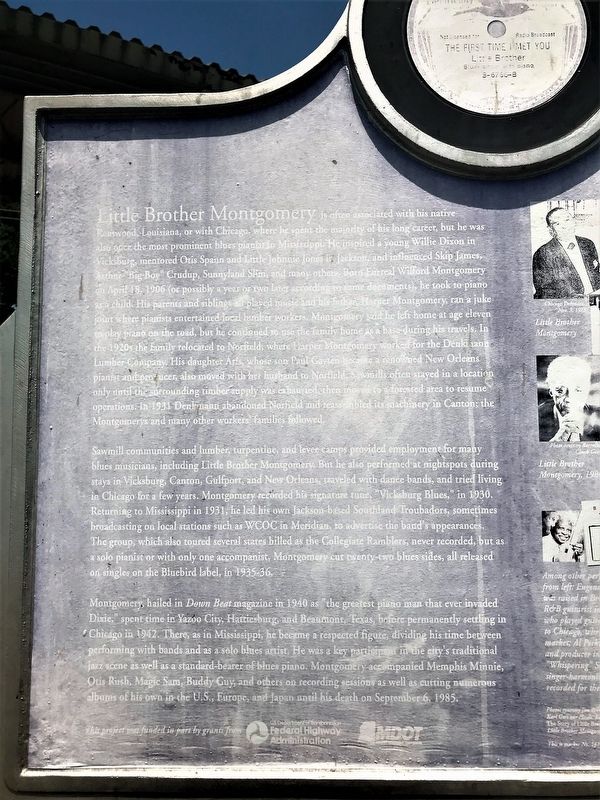Little Brother Montgomery Marker image. Click for full size.