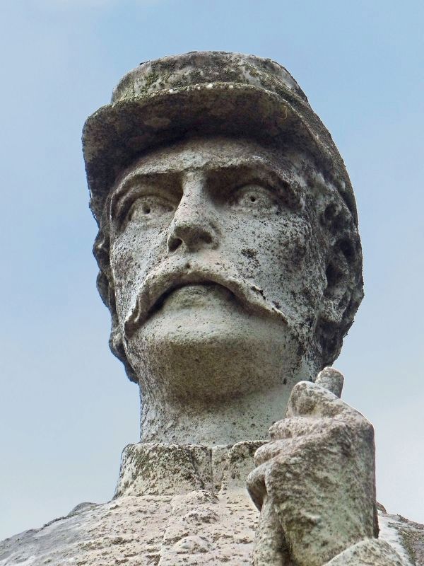 Maryland Confederate Soldier<br> John O' Brian Sculptor, June 6, 1880 image. Click for full size.