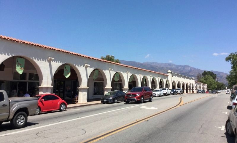 The Ojai Arcade. Click for full size. The Ojai Arcade image. Click for full size.