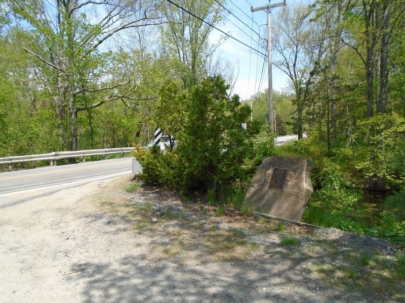 Blackstone Canal NRHP Marker. Click for full size. Blackstone Canal NRHP Marker image. Click for full size.