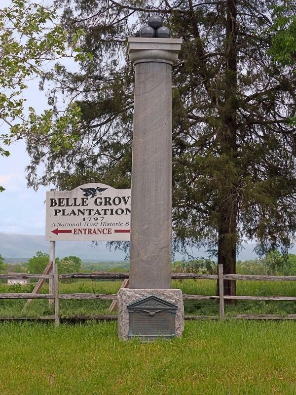 Ramseur Monument<br>at Belle Grove Plantation image. Click for full size.