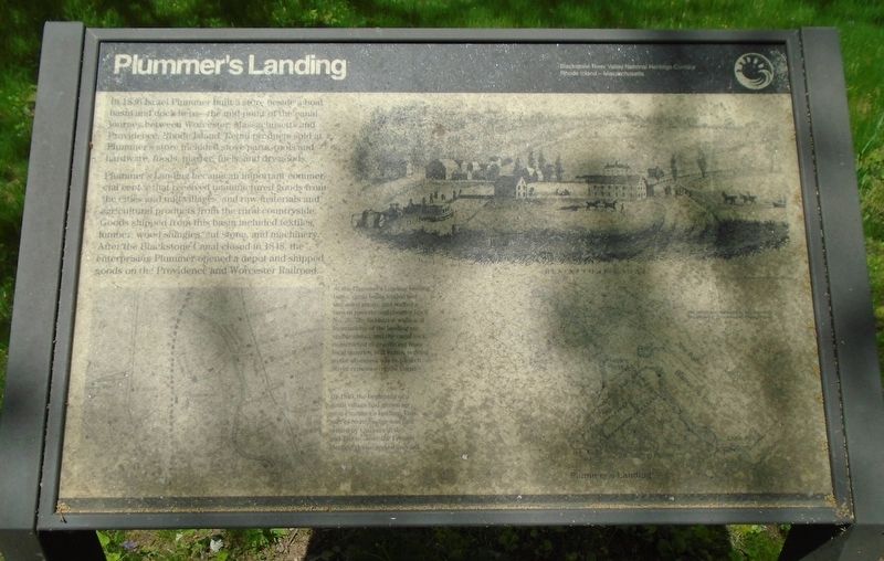 Plummer's Landing Marker. Click for full size. Plummer's Landing Marker image. Click for full size.