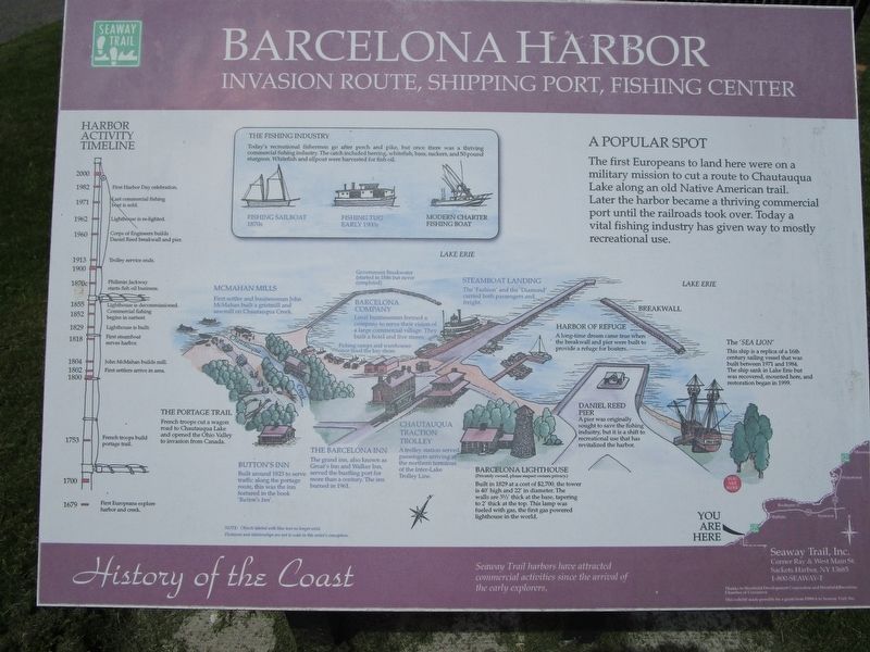 Barcelona Harbor Marker image. Click for full size.