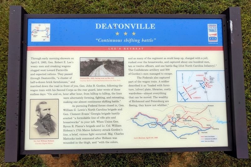 Deatonville Marker. Click for full size. Deatonville Marker image. Click for full size.