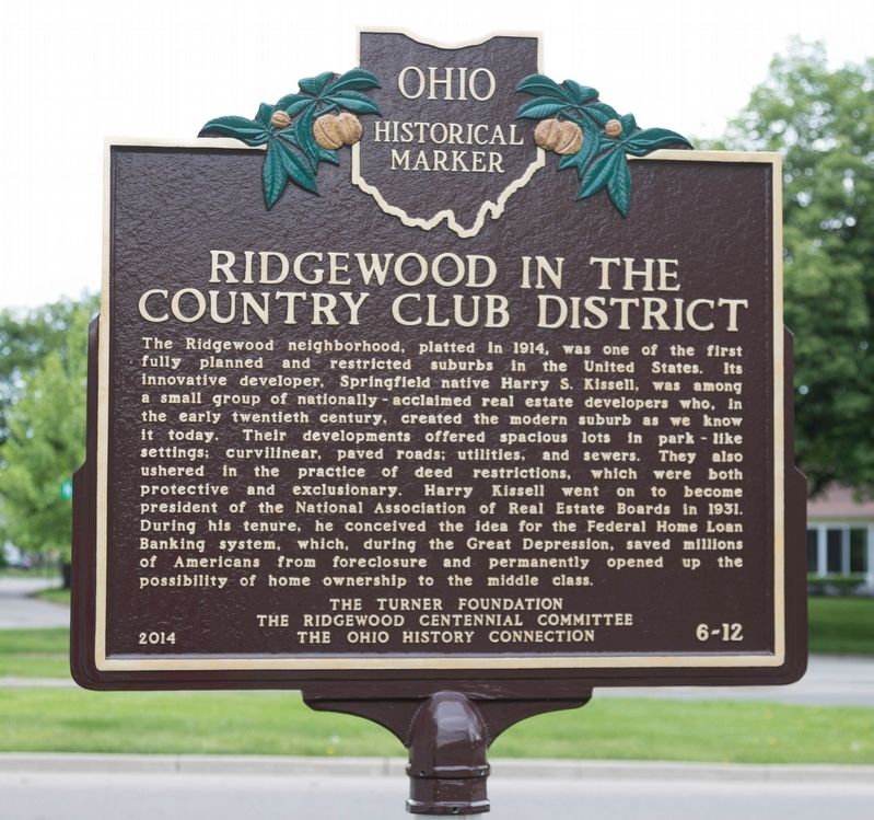 Ridgewood in the Country Club District Marker image. Click for full size.