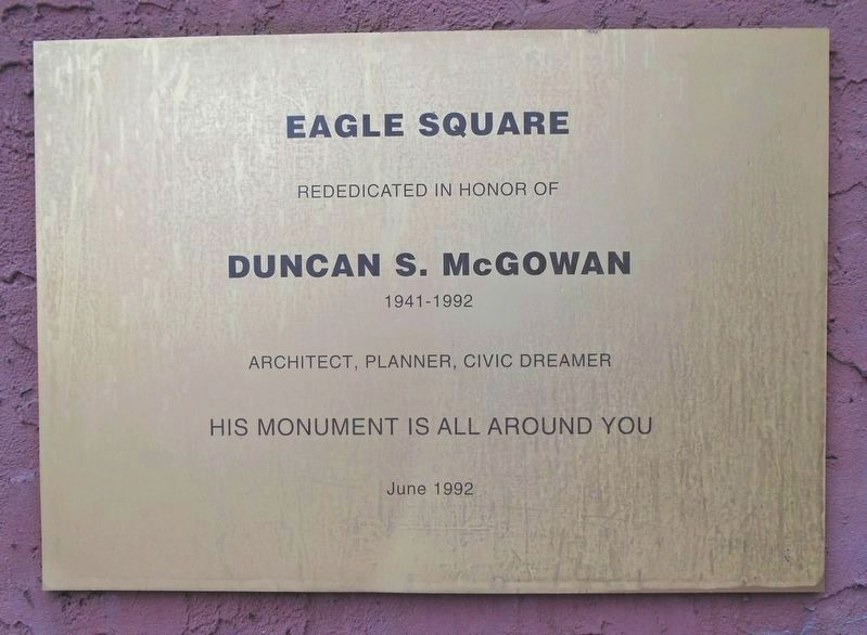 Duncan S. McGowan Marker image. Click for full size.