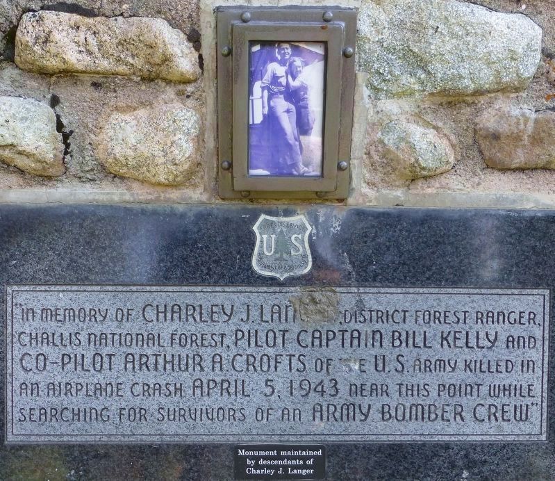 Langer Monument. Click for full size. Langer Monument image. Click for full size.
