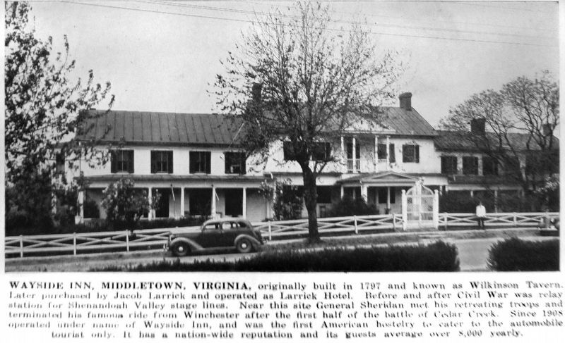 Wayside Inn, Middletown, Virginia image. Click for full size.