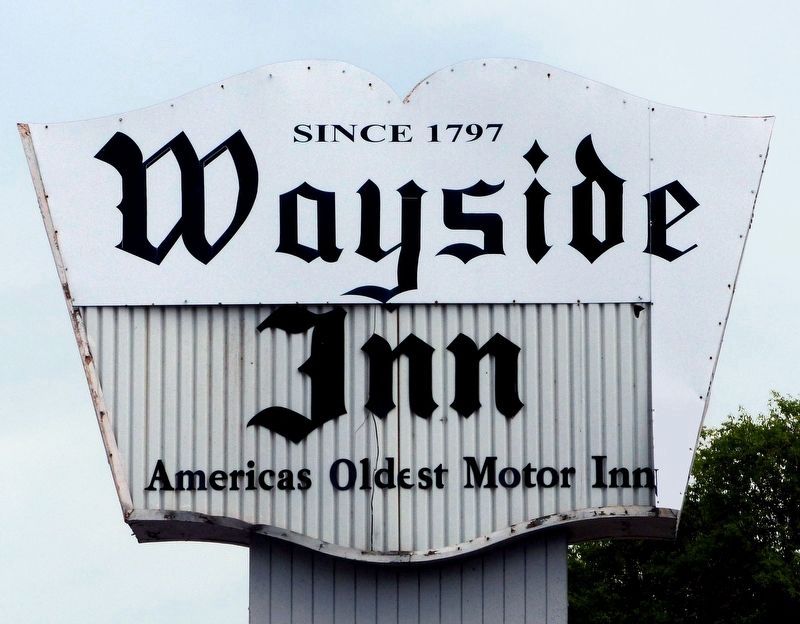 Wayside Inn,<br>America’s Oldest Motor Inn image. Click for full size.