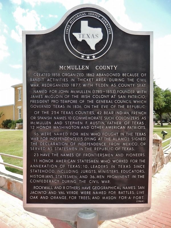 McMullen County Marker image. Click for full size.
