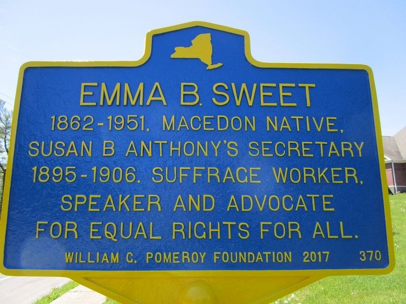Emma B. Sweet Marker. Click for full size. Emma B. Sweet Marker image. Click for full size.