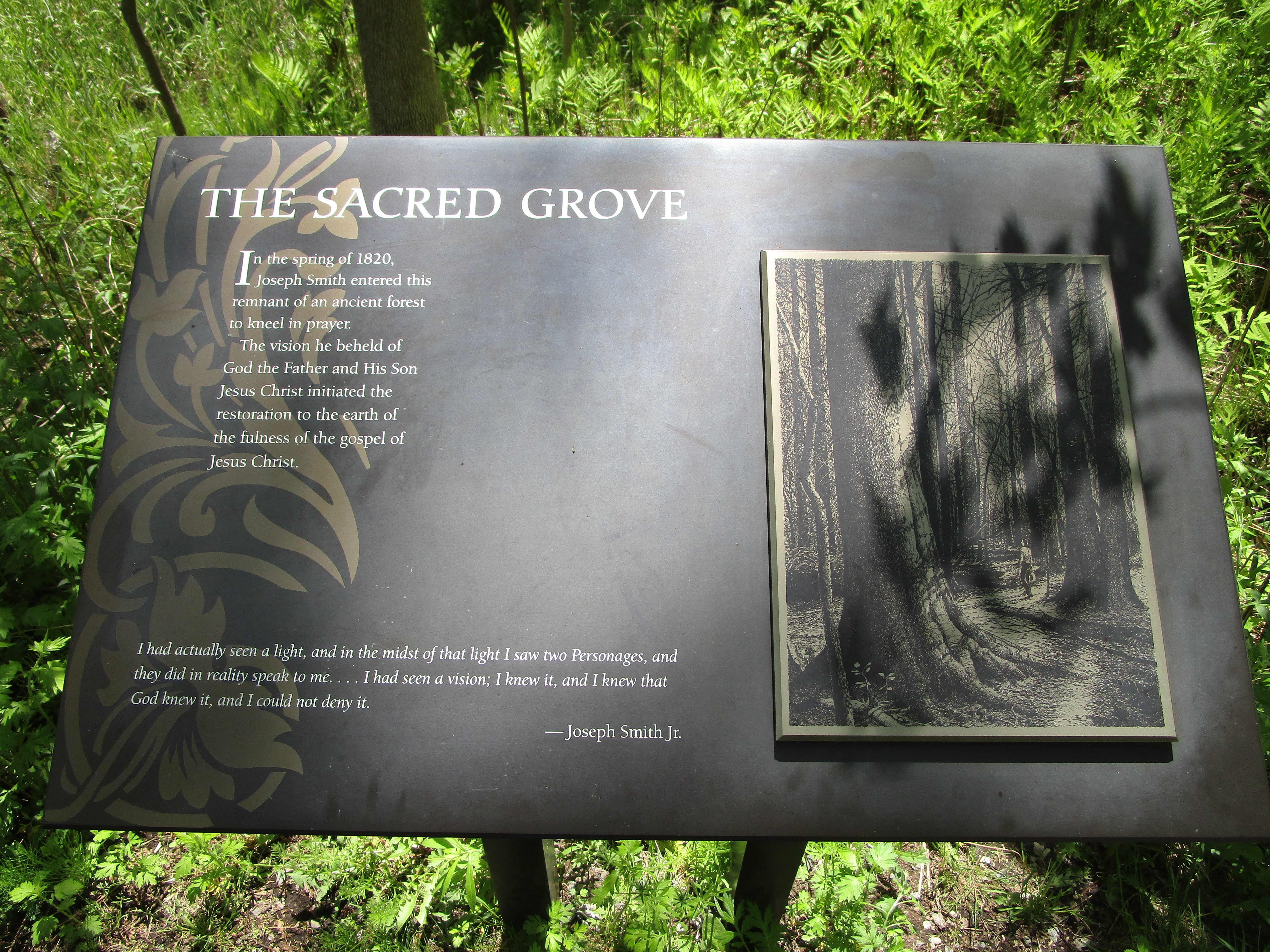 The Sacred Grove Marker