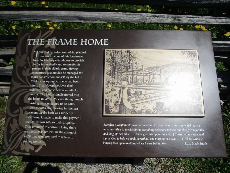 The Frame Home Marker. Click for full size. The Frame Home Marker image. Click for full size.