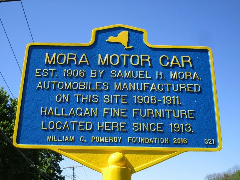 Mora Motor Car Marker. Click for full size. Mora Motor Car Marker image. Click for full size.