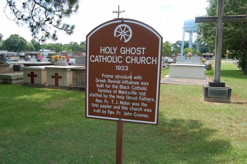 Holy Ghost Catholic Church Marker image. Click for full size.