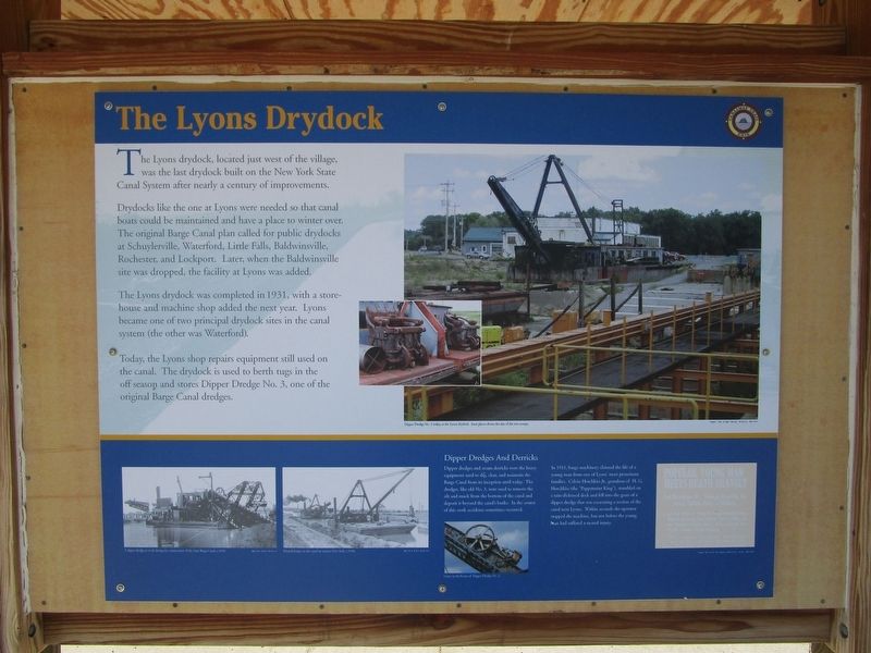 The Lyons Drydock Marker image. Click for full size.