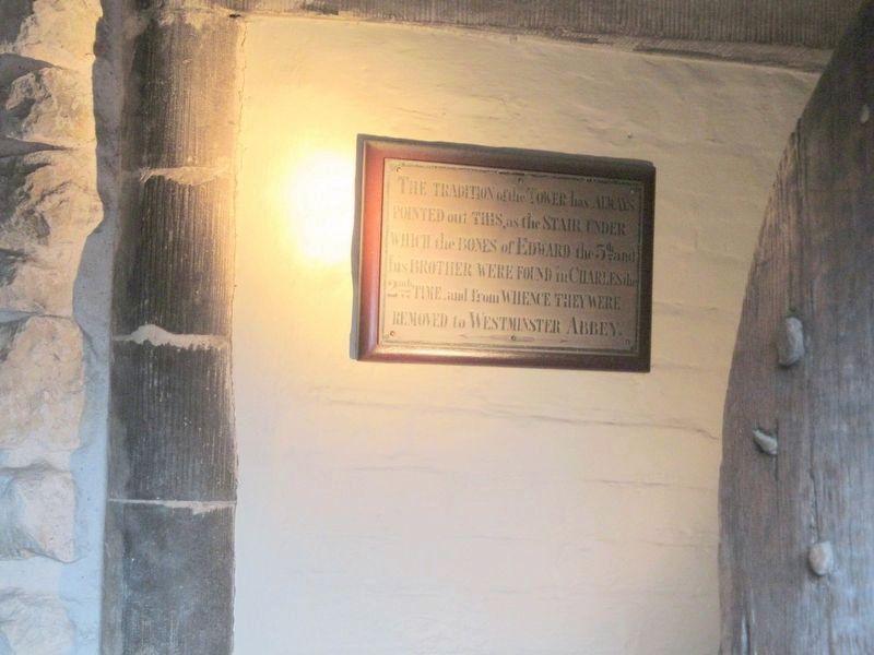 Plaque Over the Stairs image. Click for full size.
