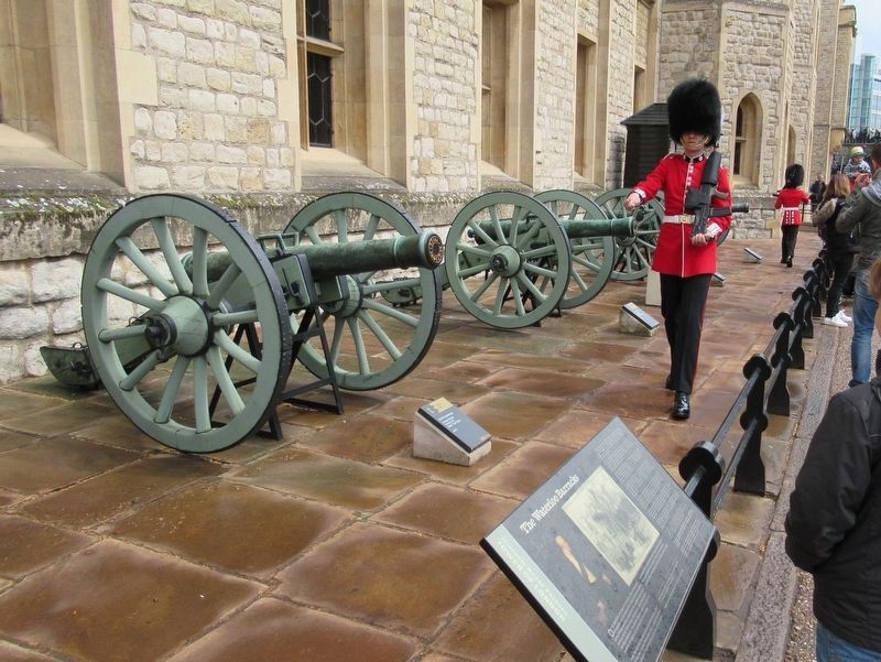 Coldstream Guards On Duty at the Waterloo Barracks image. Click for full size.