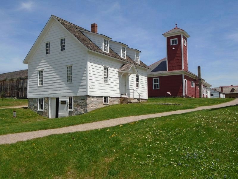 Carpenters' Shop and Fire House at Canterbury Shaker Village image. Click for full size.
