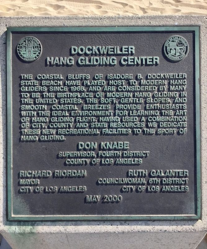 Dockweiler Hang Gliding Center Marker image. Click for full size.