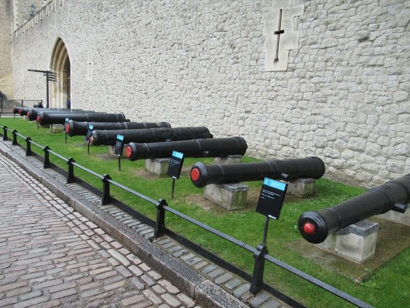 Cannons at the Tower of London image. Click for full size.