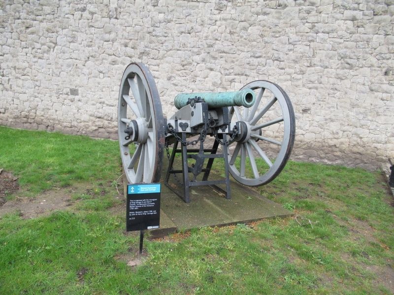 Bronze 6-pounder Gun and Carriage Marker image. Click for full size.