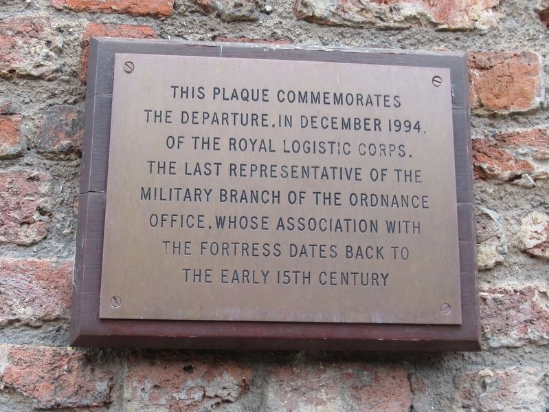 Royal Logistic Corps Departure Marker image. Click for full size.