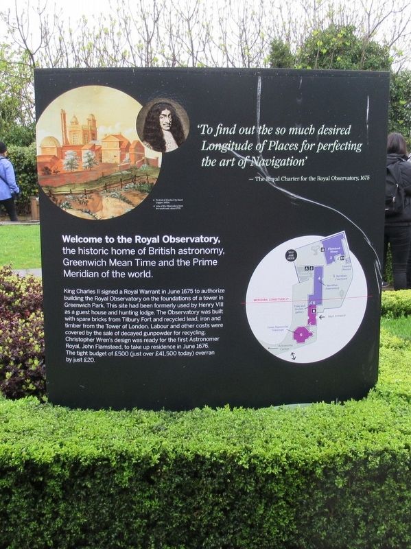 The Royal Observatory Marker. Click for full size. The Royal Observatory Marker image. Click for full size.