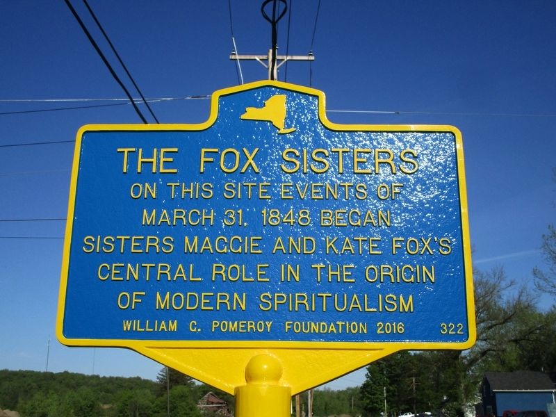 The Fox Sisters Marker image. Click for full size.