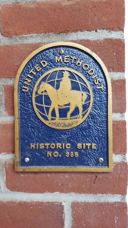 United Methodist Historic Site plaque image. Click for full size.