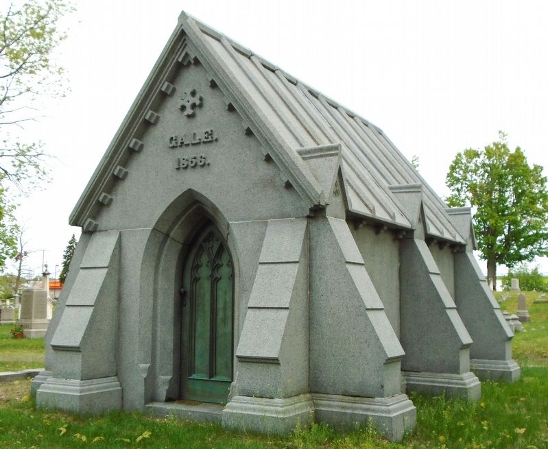Valley Cemetery Gale Mausoleum. Click for full size. Valley Cemetery Gale Mausoleum image. Click for full size.