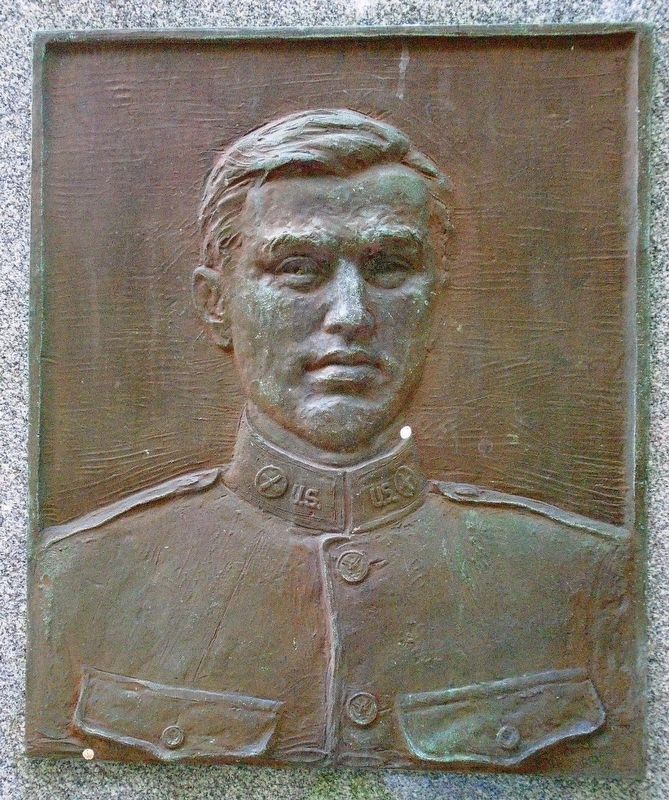 Christos Kalivas Relief on Monument image. Click for full size.