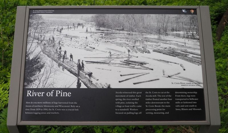River of Pine marker image. Click for full size.