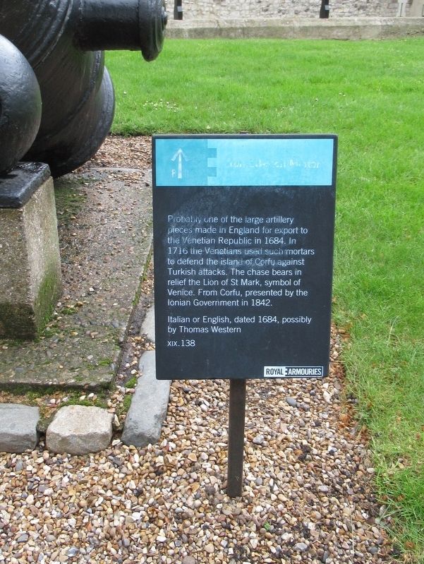 Iron 13-inch Mortar Marker image. Click for full size.